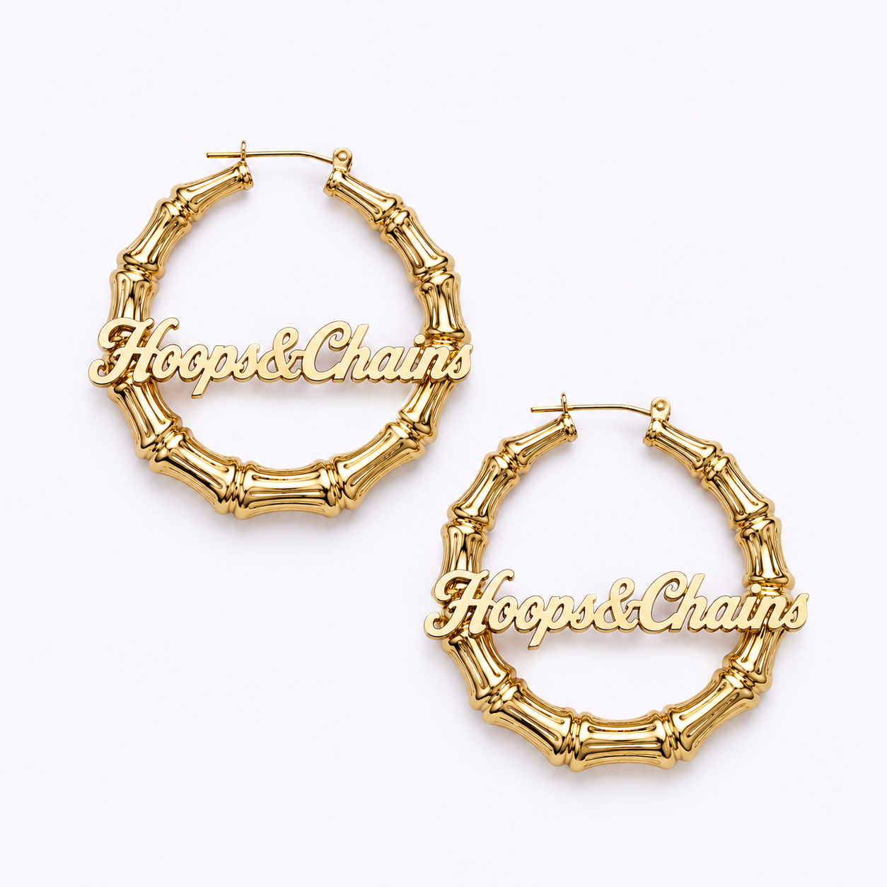 Personalised Bamboo Hoops