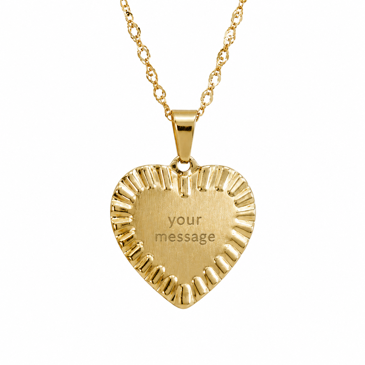 Personalised Heart Pendant