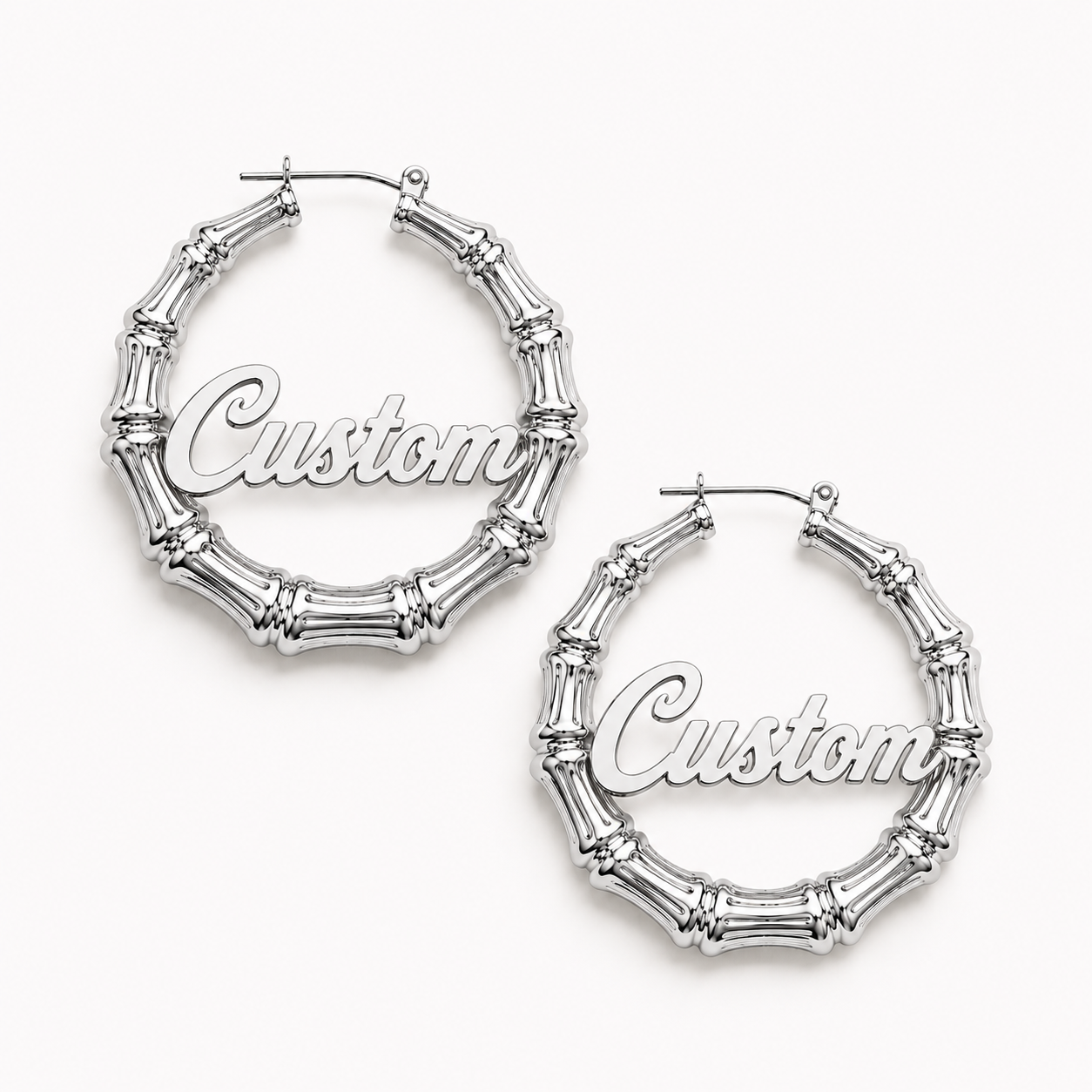 Personalised Bamboo Hoops