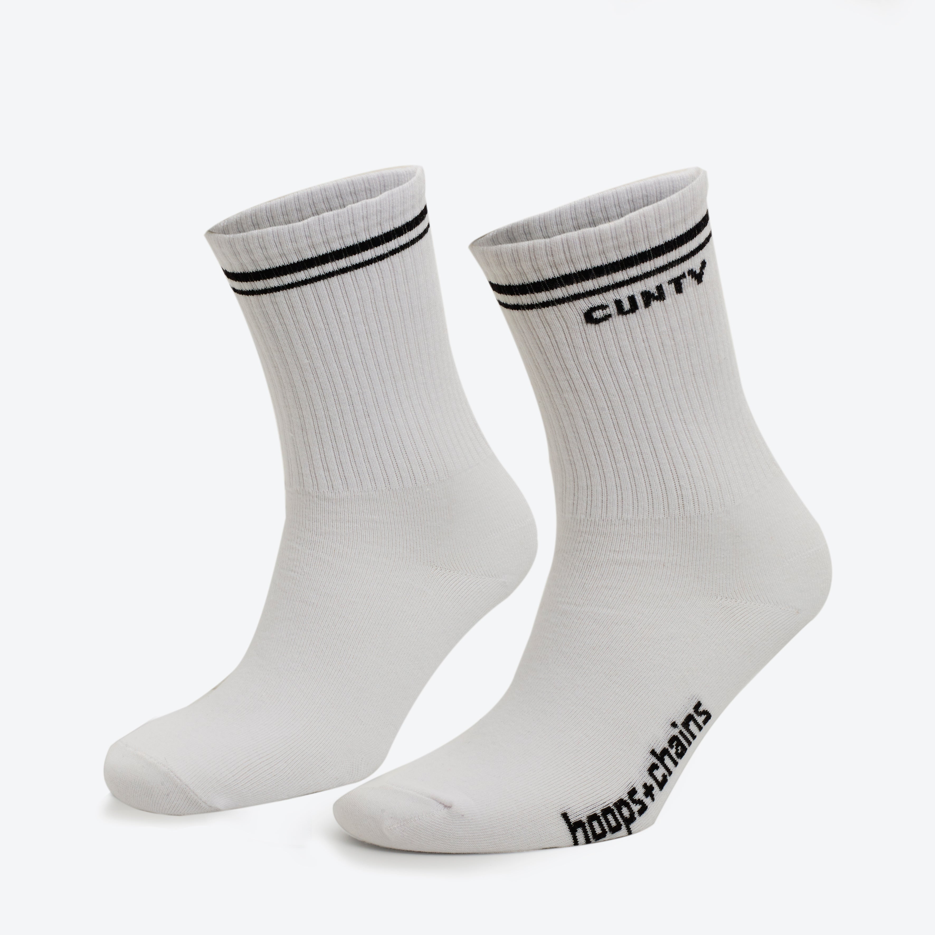 Cunty Socks White