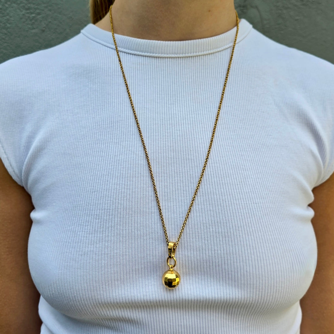 Disco Ball Charm – Hoops + Chains LDN