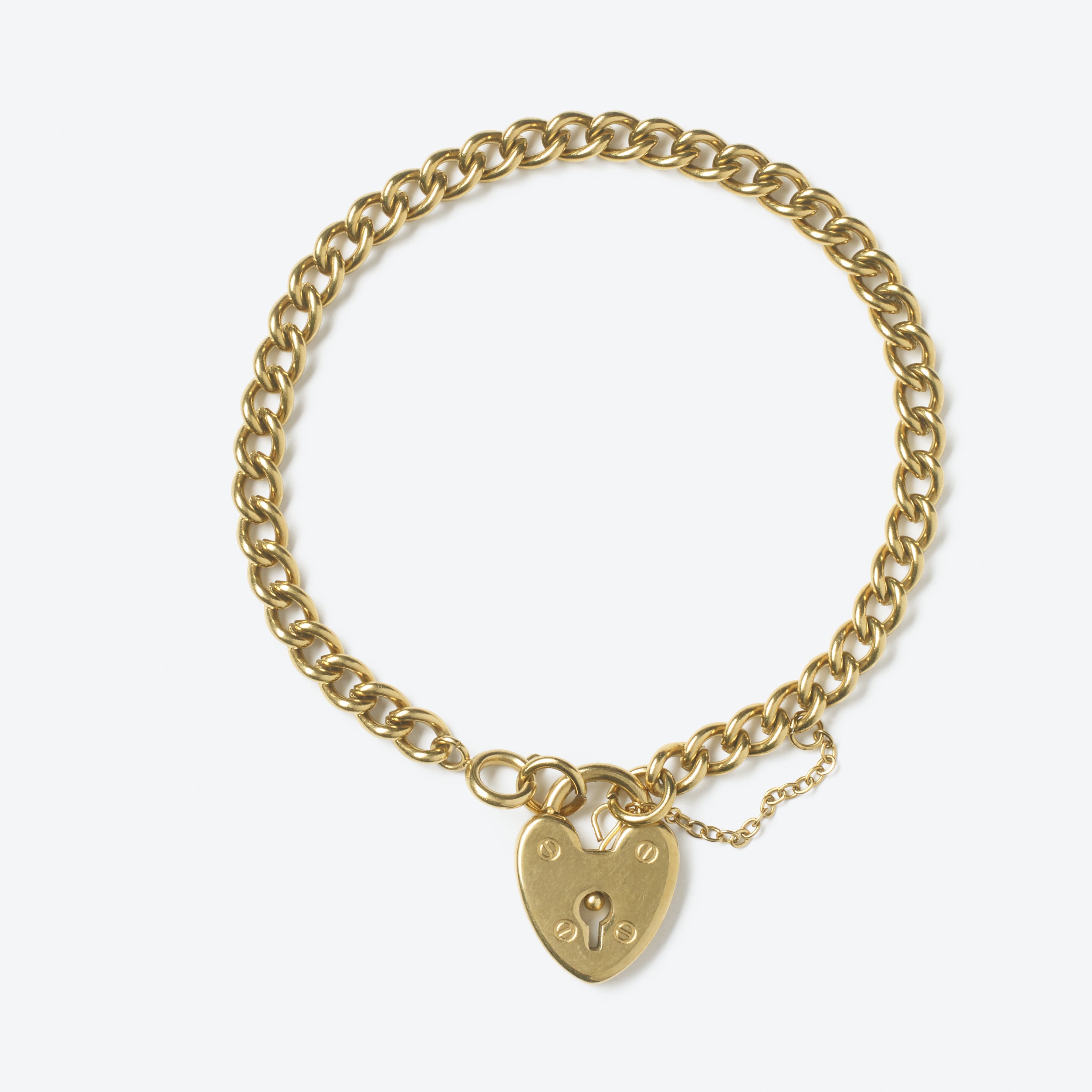 Heart Padlock Bracelet