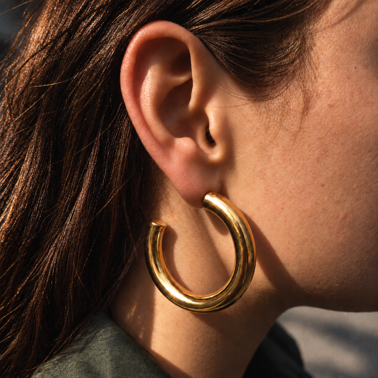 Sade Chunky Hoops