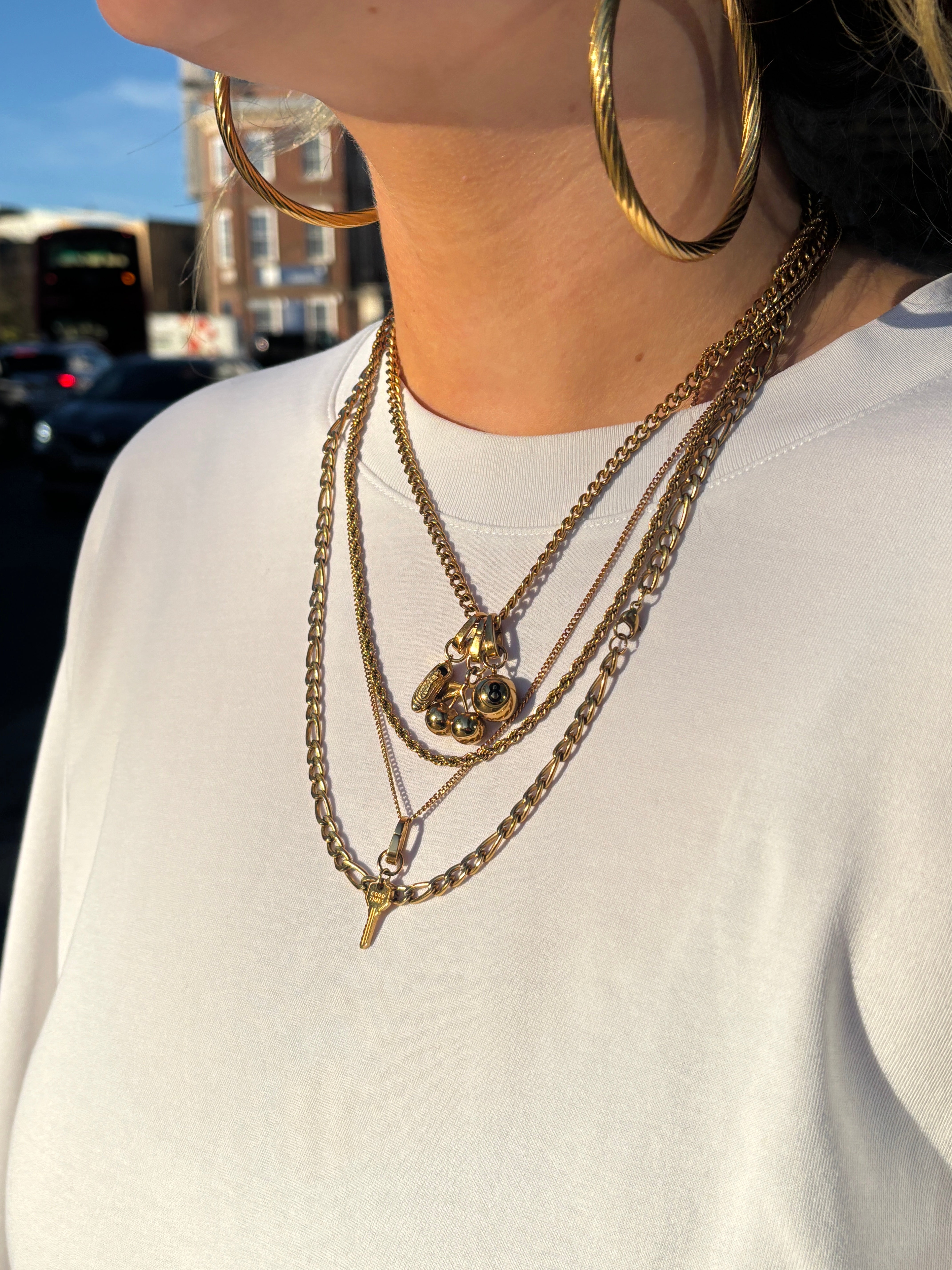 Good Times Key Charm