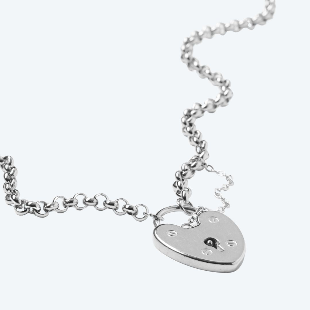 Heart Padlock Chain