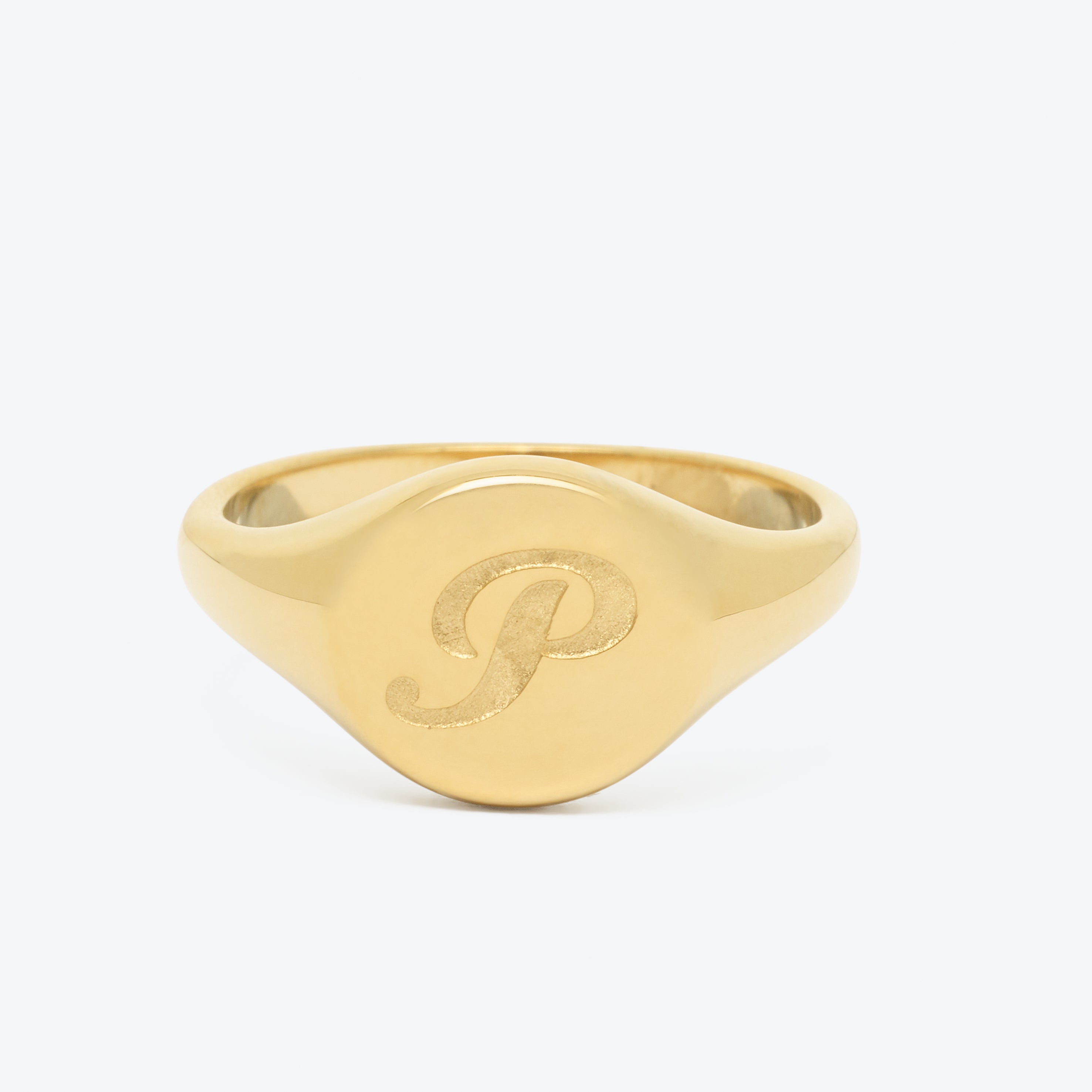 Initial Signet Ring