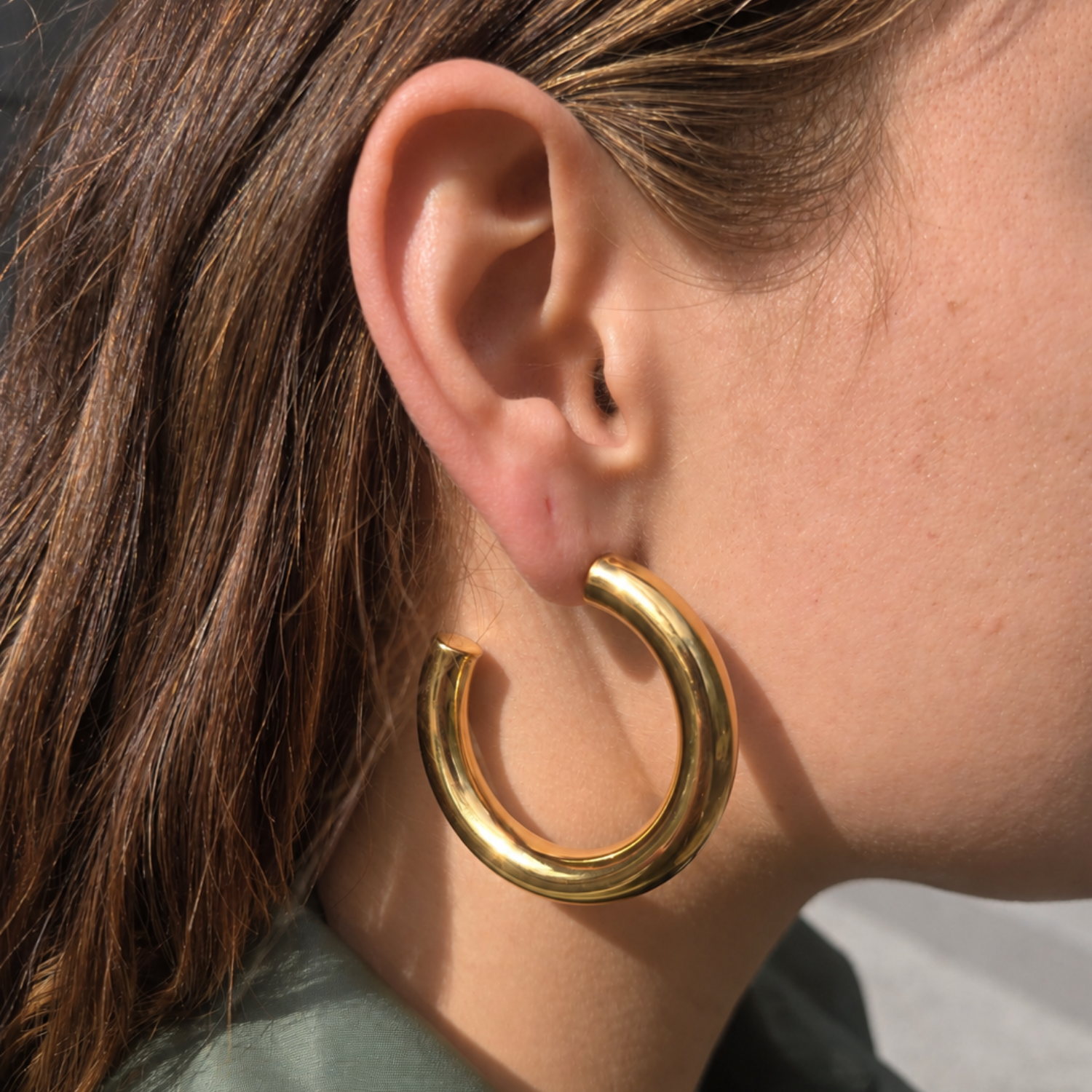 Sade Chunky Hoops
