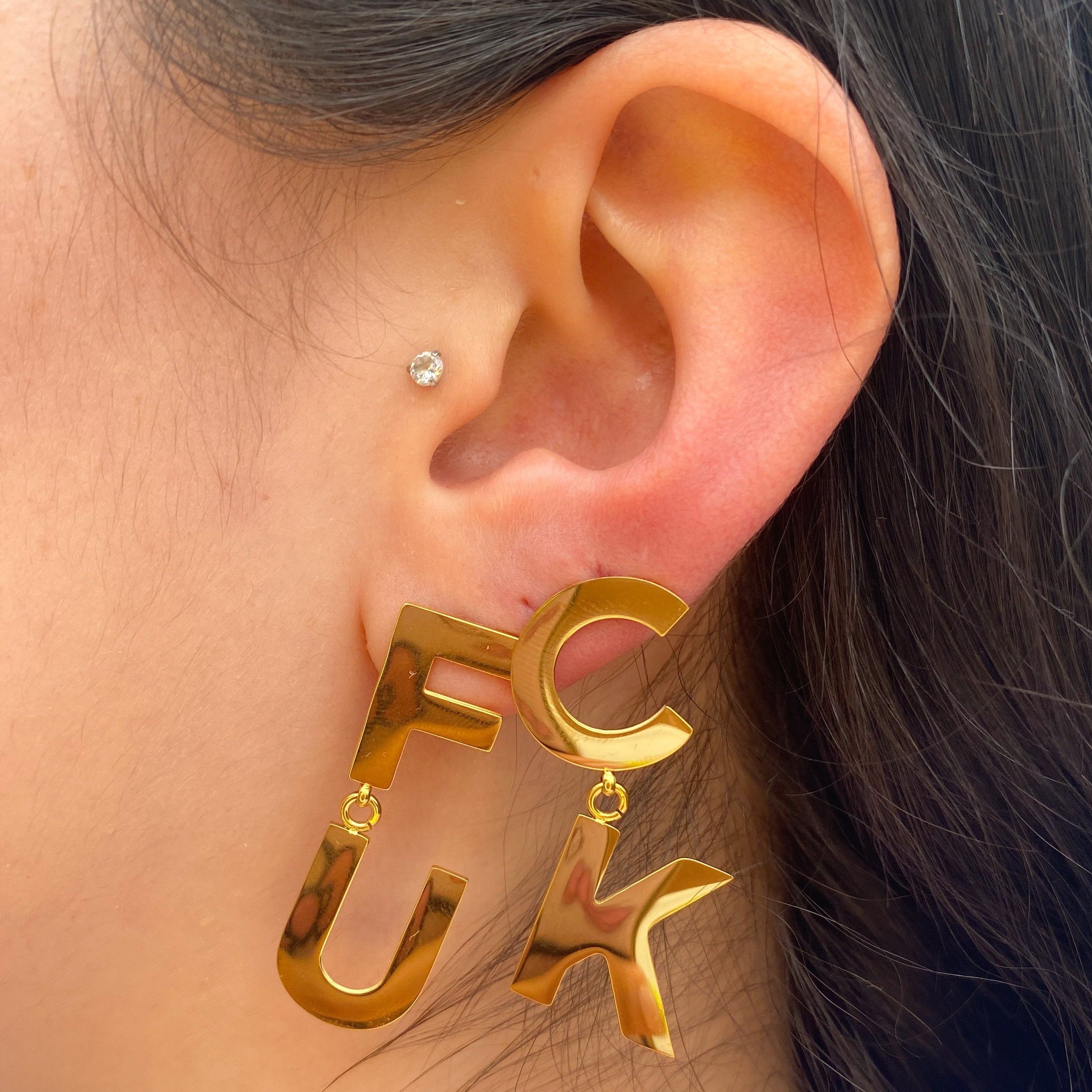 FU/CK Earrings