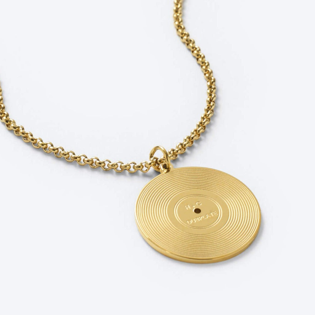 Vinyl Record Pendant Chain